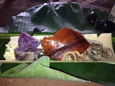 Oholei Beach Resort buffet dinner and traditional Tongan show - with fire dancing!